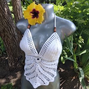 Beachy Waves Handmade Crochet Top
